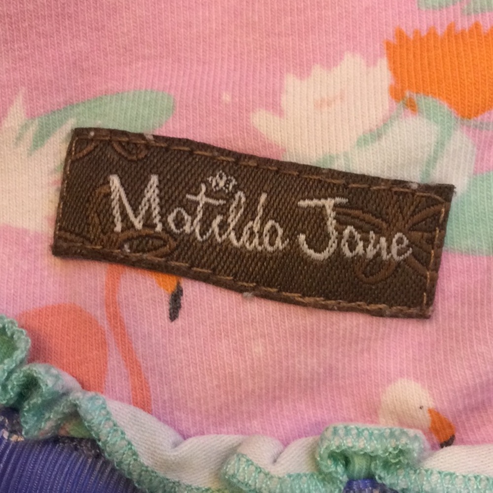Matilda Jane Pink and Blue Striped Top - Picture 3 of 6